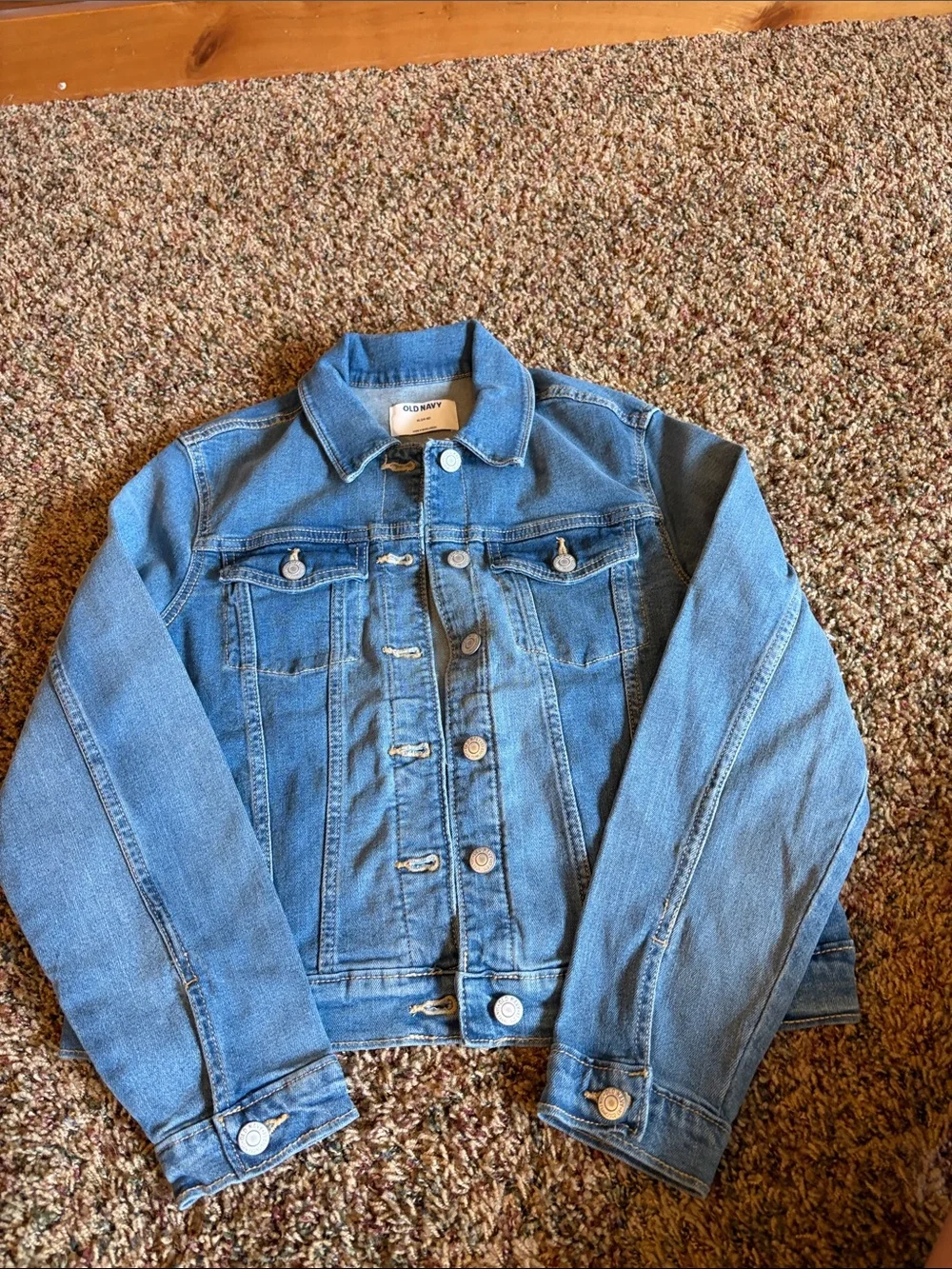 Old Navy Medium Blue Kids Denim Jacket